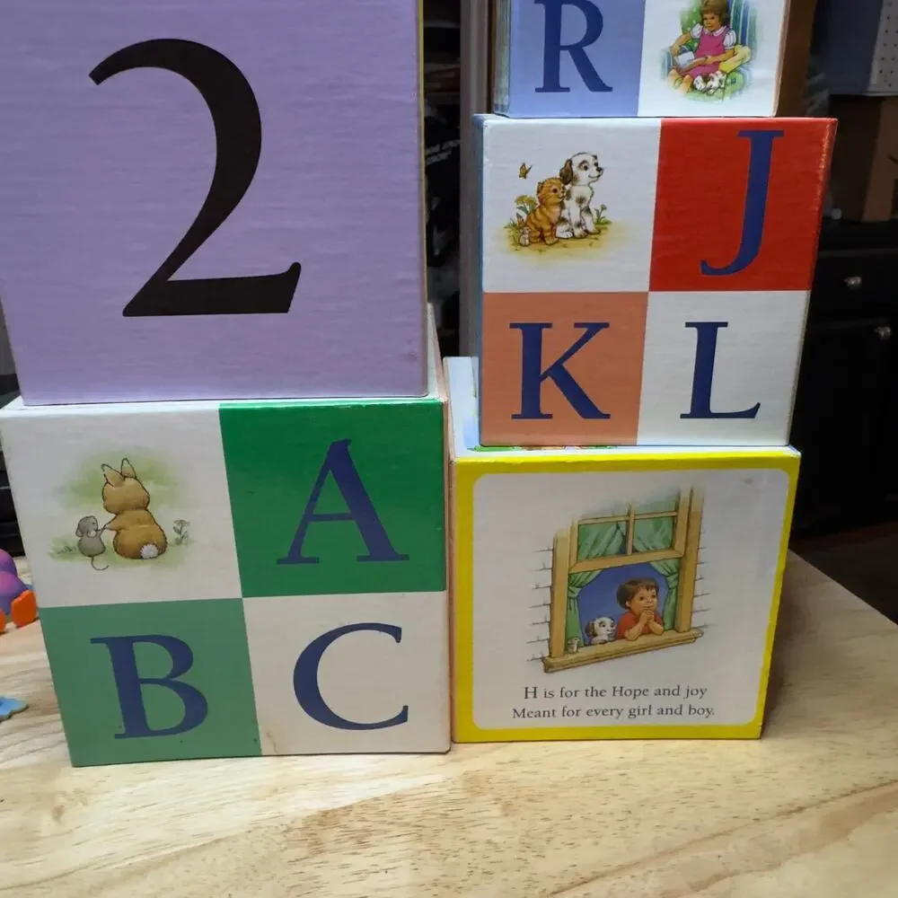 Vintage Children's Nesting Boxes - Educational‎ Toy
